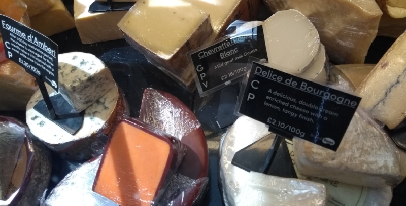 Find cheese at your the Broad Bean deli counter