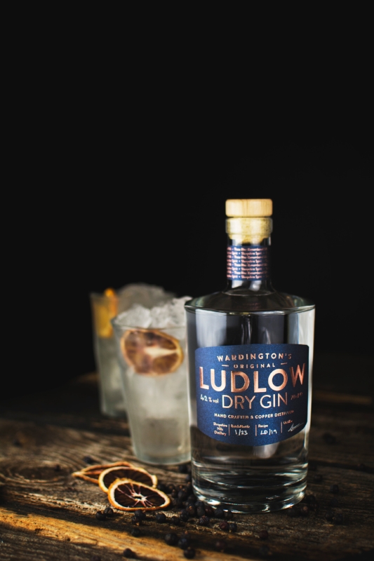 Newly launched Ludlow Dry Gin photo: ashleigh cadet