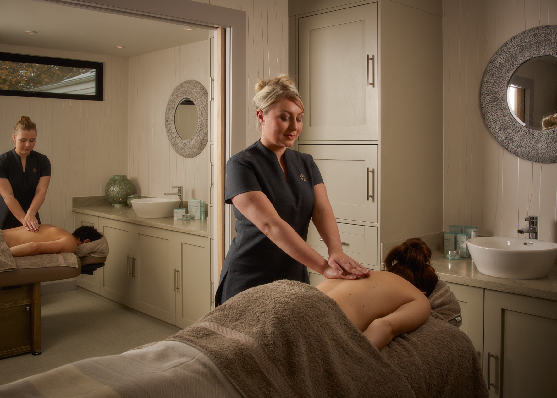Time to melt: Two treatment rooms at Fishmore Hall Spa