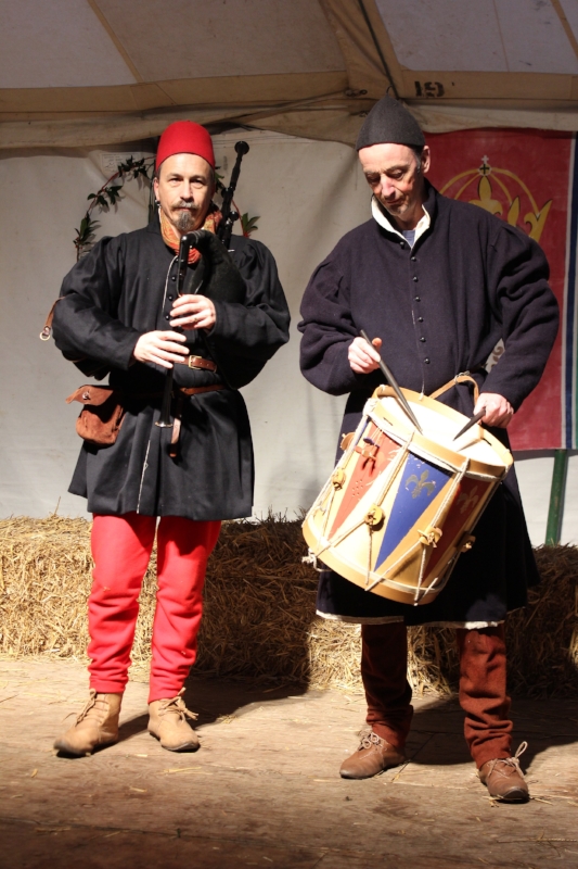 Paul (on right) playing with Les Fetes D’Antan