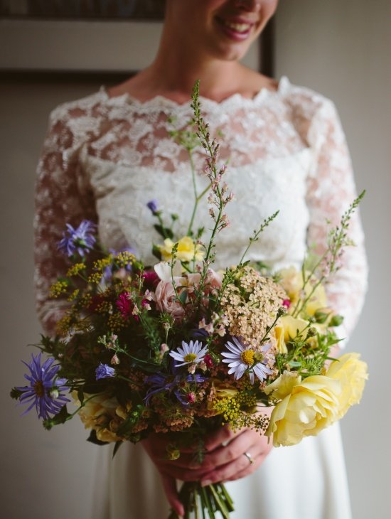 Breathtaking bridal bouquet from The Flower Garden Stokesay Court