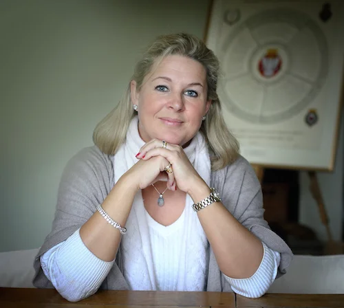 Clare Villar, local artist, military honours niche