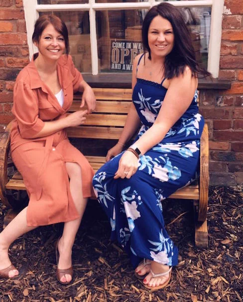 Dynamic duo at The Chocolate Box, Michelle and Emma
