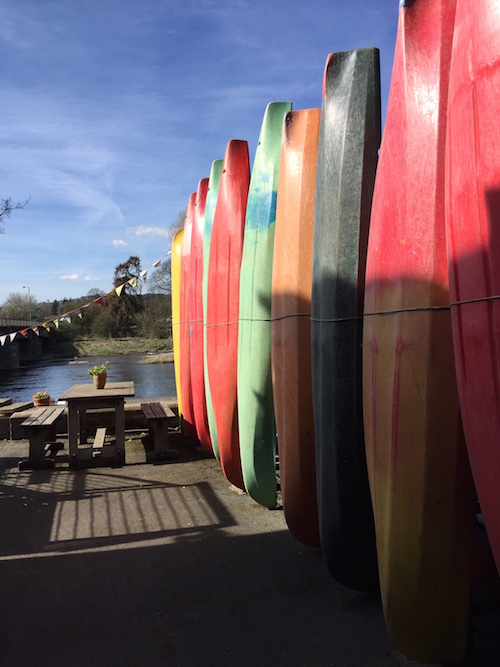 in living colour canoe or kayak hire at wye valley canoe centre