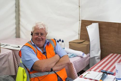 Here’s Phil, just one of LFF’s army of volunteers