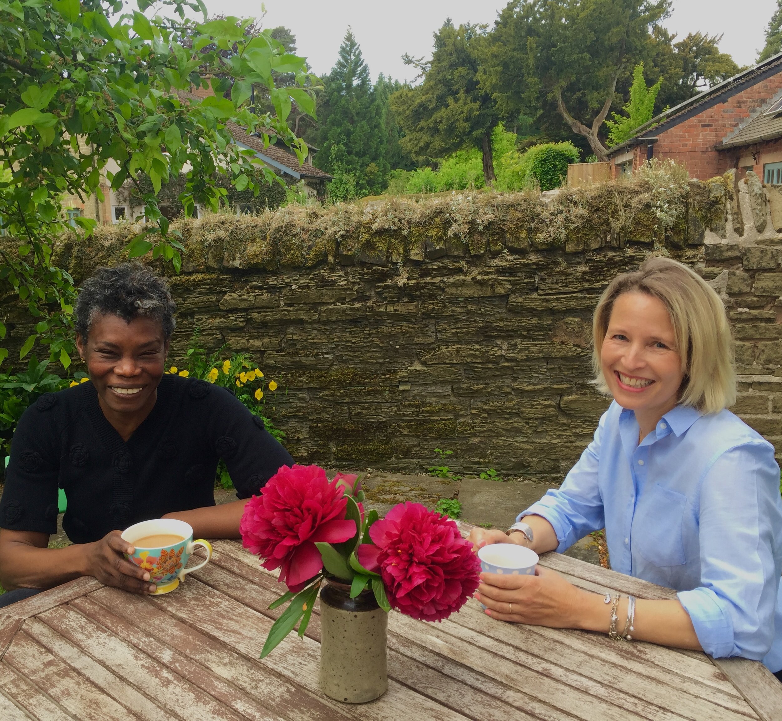 Claire (on left) and lucy, co-founders, Let’s Go Ludlow