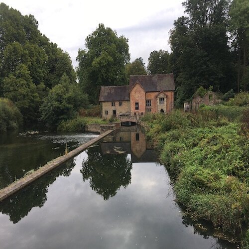 View of an old mill at Oakly Park Estate, Bromfield. Credit: letsgoludlow.com