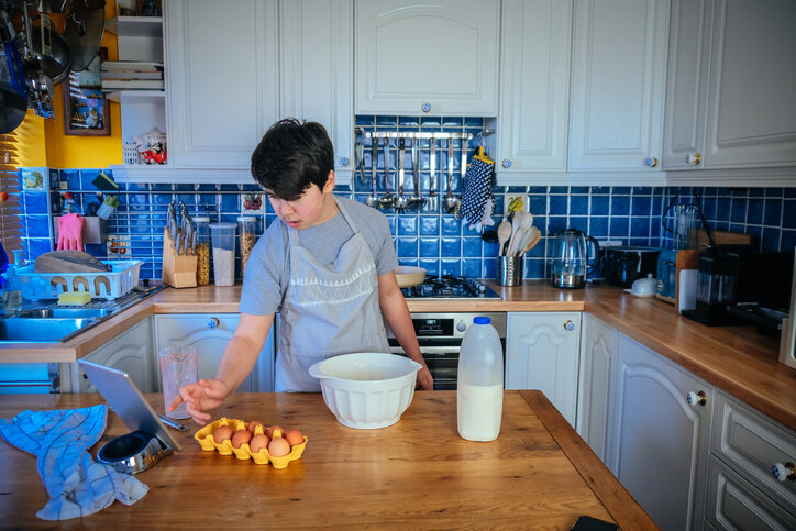 Local cookery competition for teenagers studying at home
