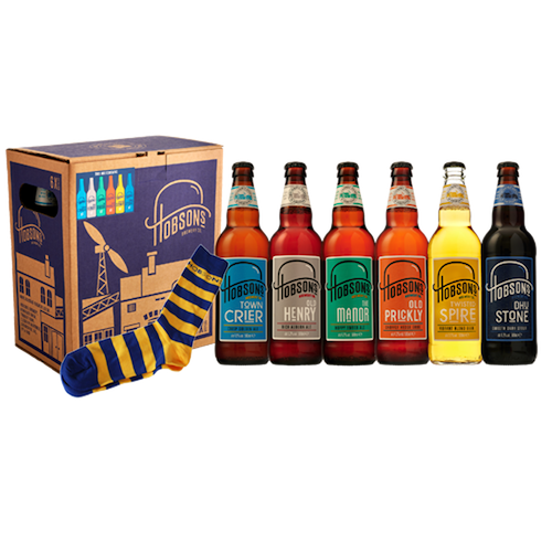 A real ale treat - Hobsons Mixed 6 Bottte Gift Pack and Hobsons Stripy socks is the perfect Valentine’s gift for a real ale connoisseur! A selection of six bottled beers in a Hobsons gift pack, with the added treat of a pair of Hobsons stripy socks. A great way to introduce Hobsons award-winning bottles brewed with the finest locally sourced ingredients. From a pale ale to a stout, this gift provides a mixture of beer styles. Head to our website for a full description of this product and to order! Make sure you order by 11th February for guaranteed delivery in time for Valentine’s Day. Cheers!