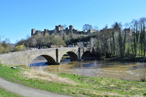 View of Dinham Bridge