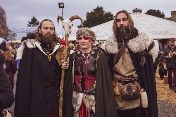 Sophia, Gabriel, and Creed from Ludlow Medieval Fayre regulars Odin's Rest Photo: Ashleigh Cadet