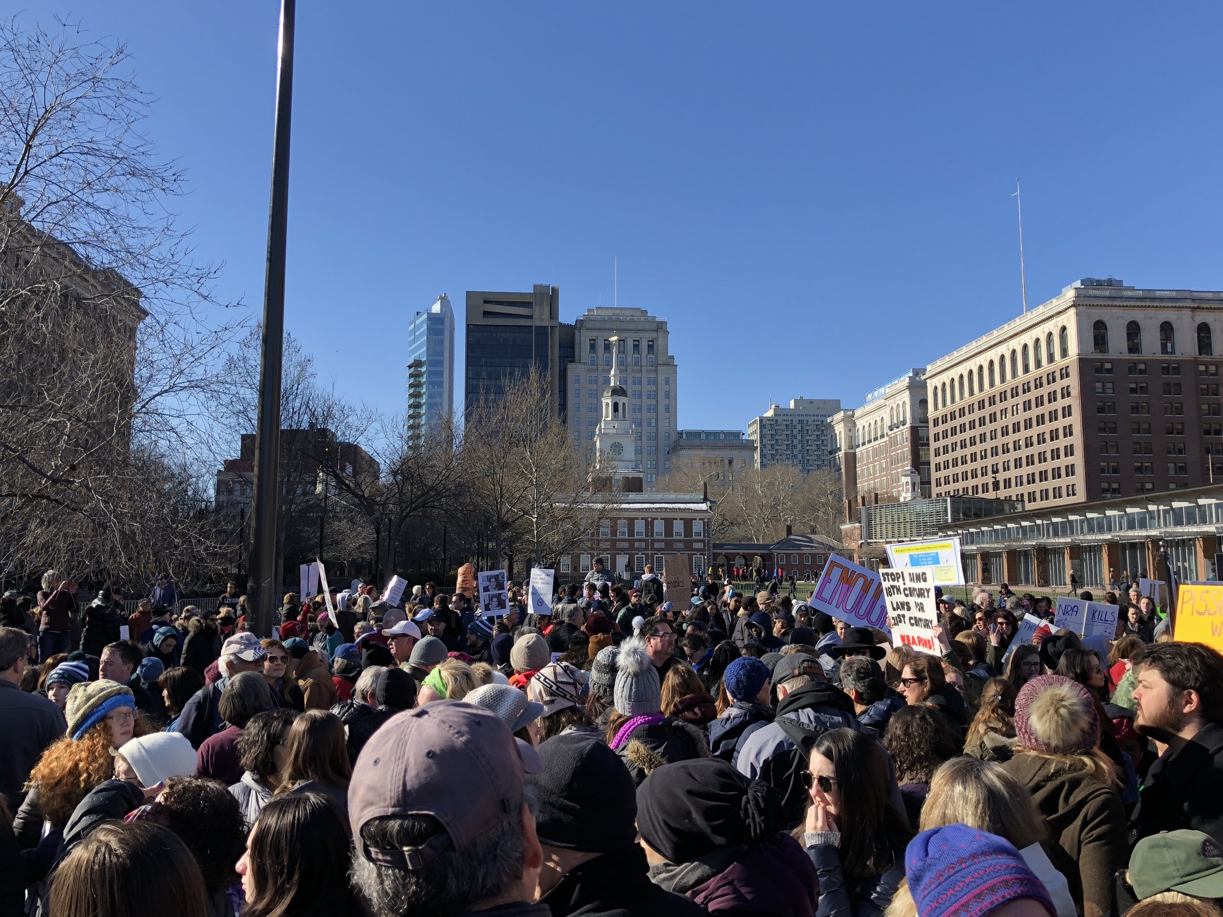  Members of H-CAN participated in the Philadelphia March for Our Lives to demand for sensible guns laws on March 24, 2018. 