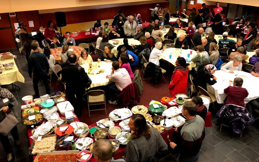  Hundreds of people from the local community came out for the 10 Ways to Help Your Muslim or any Immigrant in Your Community event on November 19, 2017. 