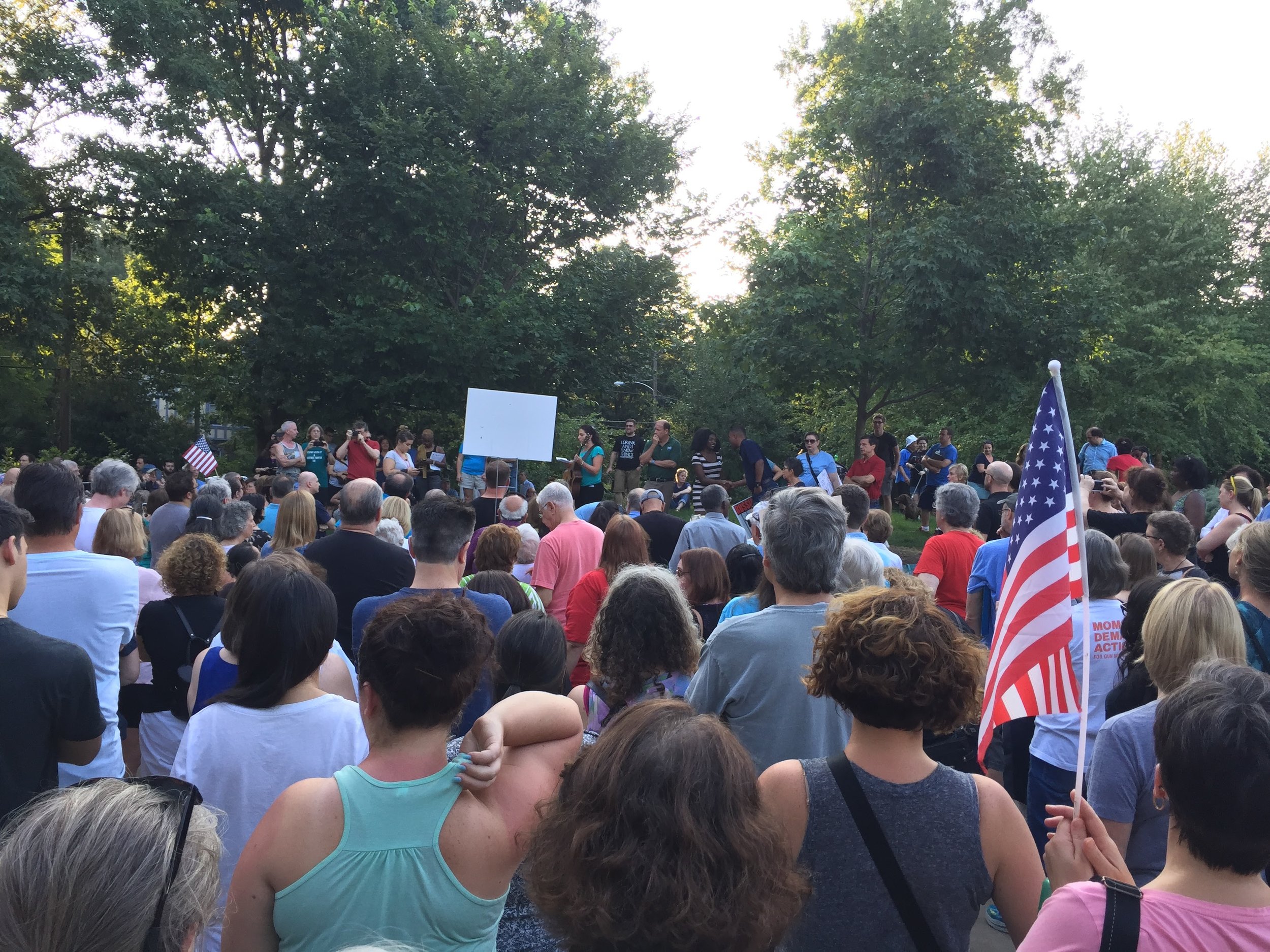  After a white supremacist protest turned violent in August 2017, H-CAN members came out to support a local Stand Up for Love event on August 13, 2017. 