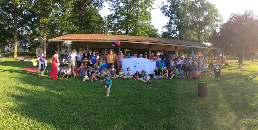 H-CAN organized the first Havertown pride picnic on June 10, 2017. 