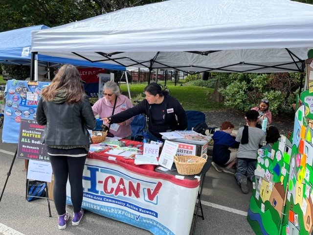  The H-CAN booth at the Haverford Township parade on October 8, 2023.  