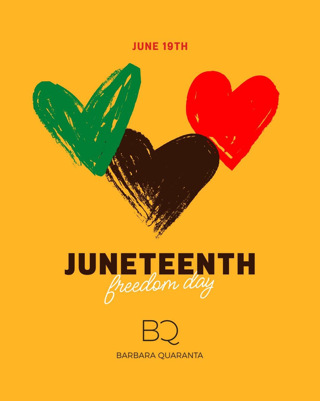 Juneteenth!

Freedom Day!
.
.
.
#BarbaraQuaranta #Compass #CompassNewYork #RealEstate #RealEstateNewYork