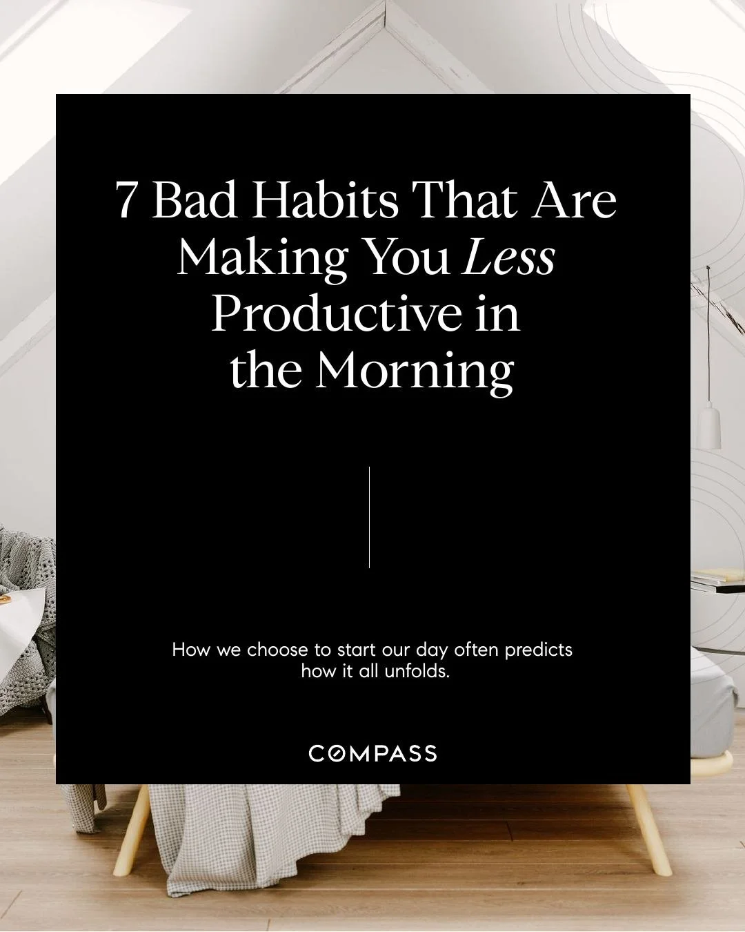 ☀️ 7 Morning Habits That Boost Your Productivity and Set the Tone for a Great Day
How you start your morning shapes everything that follows &mdash; so let&rsquo;s make it count! ✨
1️⃣ Wake Up with Purpose &ndash; Skip the snooze and give yourself the