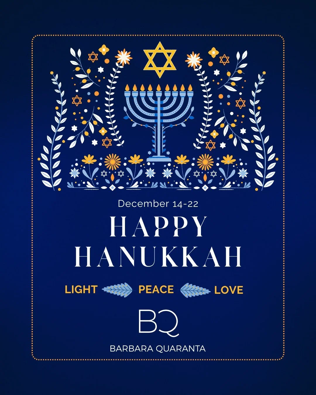 Happy Hanukkah!
.
.
.
.
#BarbaraQuaranta #Compass #CompassNewYork #RealEstate #RealEstateNewYork