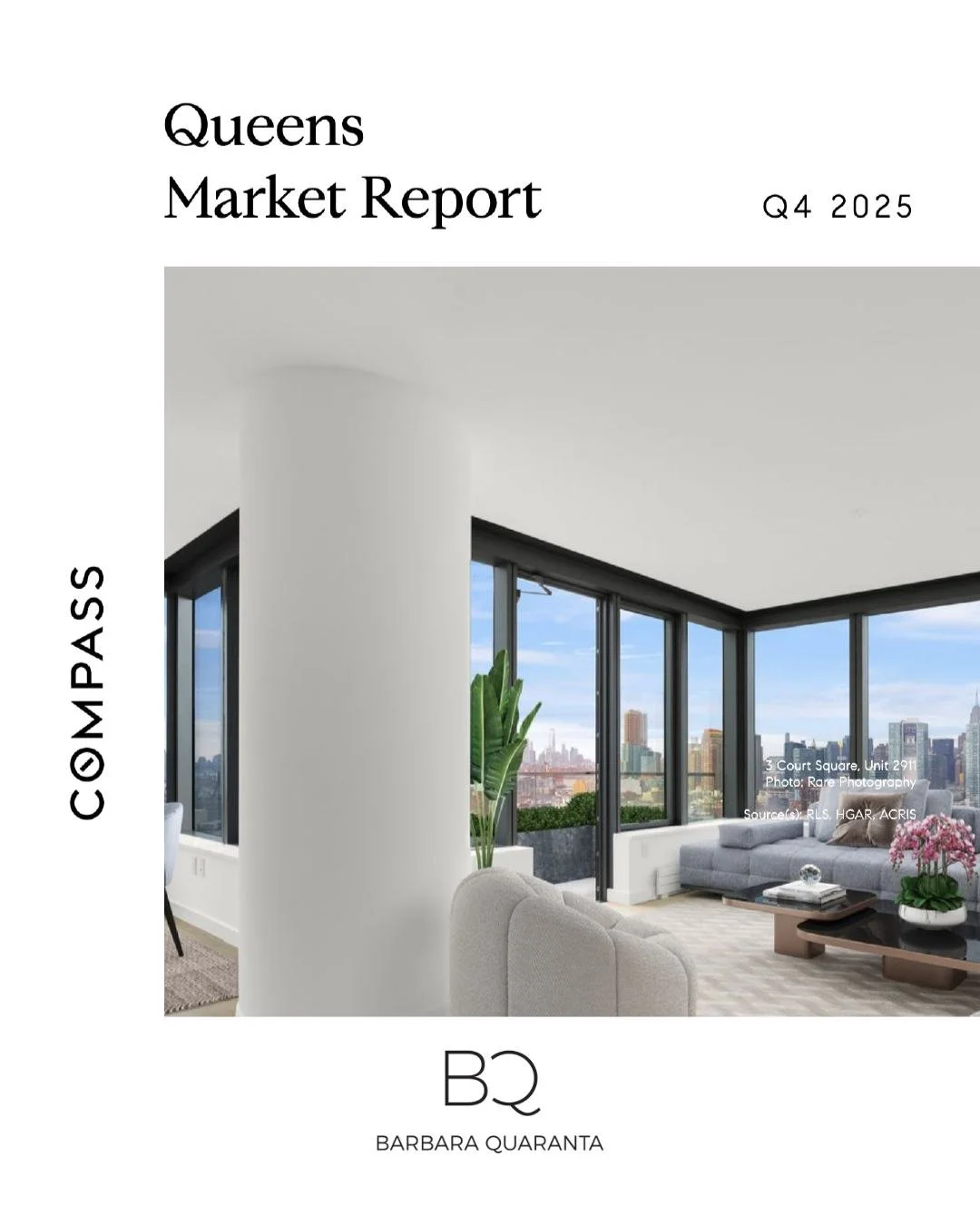Q4 2025 QUEENS MARKET REPORT | BARBARA QUARANTA 
Consistent demand met inventory constraints, through price point dictated performance in much of the market. 

View Full Report https://zurl.co/0WNcA 

#BarbaraQuaranta #Compass #CompassNewYork #RealEs