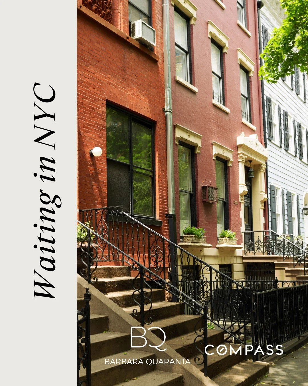 Waiting for &ldquo;perfect&rdquo; conditions in NYC can mean higher prices or rents.
Let&rsquo;s talk numbers &mdash; not fear.
 
Looking to buy or have questions on buying? Reach out to me, I would love to assist! 

Barbara Quaranta 
e. barbara.quar