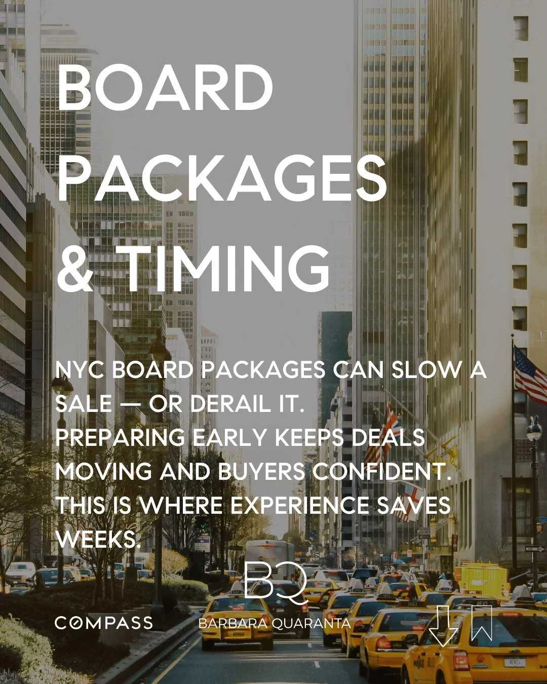 NYC board packages can slow a sale &mdash; or derail it.
Preparing early keeps deals moving and buyers confident.
This is where experience saves weeks. 

Looking to sell or have questions on selling? Reach out to me, I would love to assist! 

Barbara
