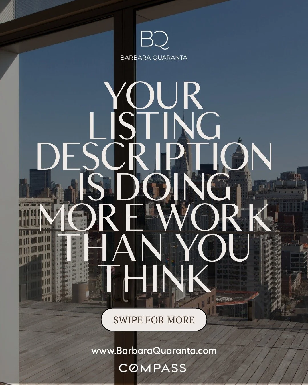 Your listing description is doing more work than you think.

Buyers skim quickly online, but the right words can stop them.

A strong listing description does more than list features. It creates a feeling, highlights the lifestyle, attracts serious b