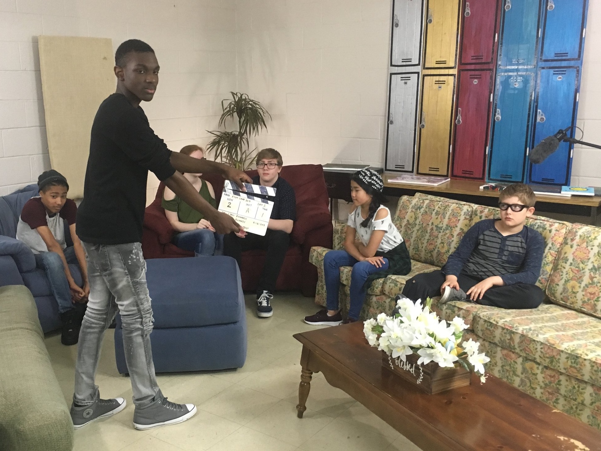 Day 1 on the set of Jump Back
