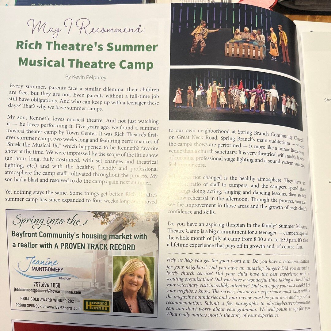 As we gear up for Spring Break Film Camp and another great summer camp, it's nice to feel appreciated. Special Thanks to Kevin Pelphrey and Bayfront Living Magazine for this wonderful article!
