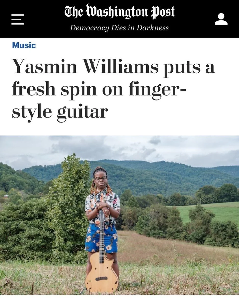Feature on Yasmin Williams' URBAN DRIFTWOOD in the Washington Post