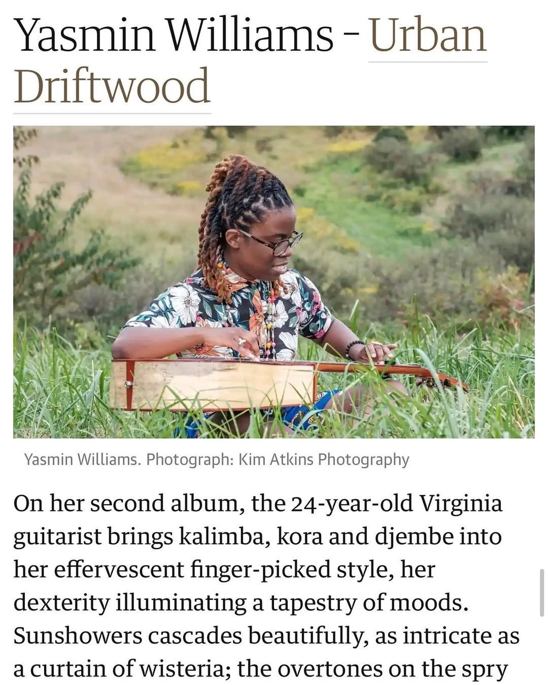 Urban Driftwood Makes The Guardian List of Best Albums of 2021 So Far