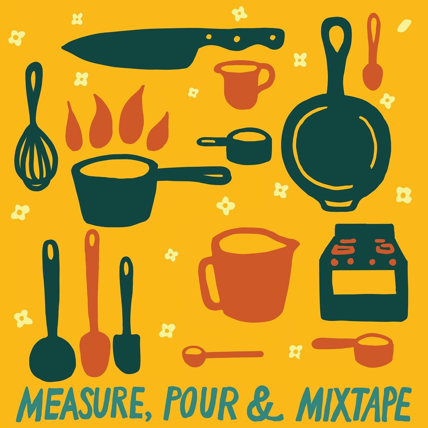 We're thrilled to launch preorders of our forthcoming release, MEASURE, POUR &amp; MIXTAPE: MUSIC FOR COOKING, featuring previously unreleased tracks by Michael Hurley, BELLS (@be__lls), Avey Tare of Animal Collective (@aaaveytttare), Magic Tuber Str