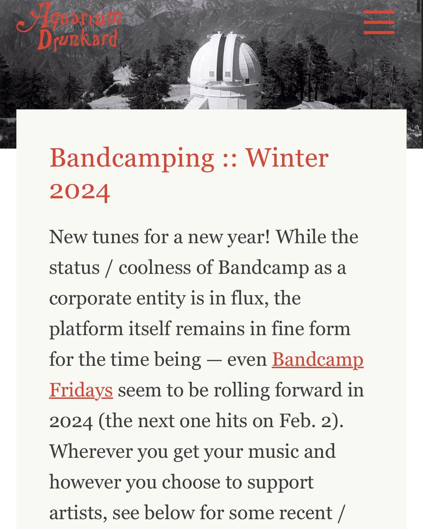 MEASURE, POUR &amp; MIXTAPE: MUSIC FOR COOKING is &quot;a perfect blend of flavors,&quot; says @wilcoxtyler in the Winter 2024 edition of @aquariumdrunkard&rsquo;s Bandcamping. Listen to the delicious mixture of contributions by Michael Hurley, @lou_