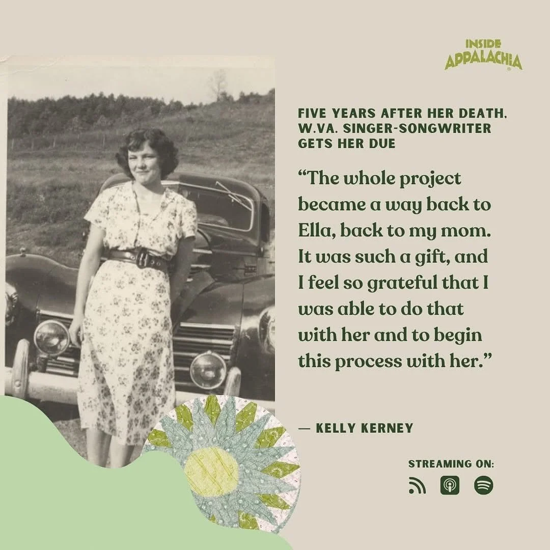 Ella Hanshaw&rsquo;s Black Book, our recently released album of lost original gospel &amp; country songs by West Virginia songwriter Ella Hanshaw (1934-2020), was recently the subject of a radio story by @wvpublic, airing on @inappalachia and West Vi