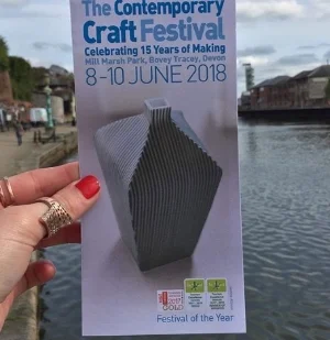 The Contemporary Craft Festival This is one of the very first craft fairs I was selected to show my work at, other than graduation entry at New Designers. The Festival it was an exciting step into a place I was thrilled to be part of. Each year there is always the apprehension thats follows application, and not always has it been an easy ride, however I'm excited to be at Bovey Tracey in Devon again very soon, hope to see you there!