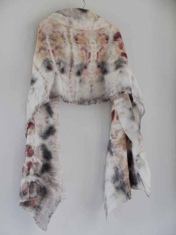 Felt Scarf Workshop : £85 Saturday, March 16, 2019 10:00 AM 3:00 PM Wool fibres are so endlessly warm and cosy often great as an outer layer over your coat for extra warmth, or simply nuzzled against your skin. Using blends of colour from the subtle and natural tones of British wool combined with delicate silk, soya and bamboo fibres you will be immersed in the therapeutic process felt making. Simply overlaying fibres, applying warm soapy water, massaging layers to bond and strengthen fibres to then form a fabric, creating the most unique hand made loved wool scarf. *all materials included, please bring a towel and bag to carry home wet items. Green