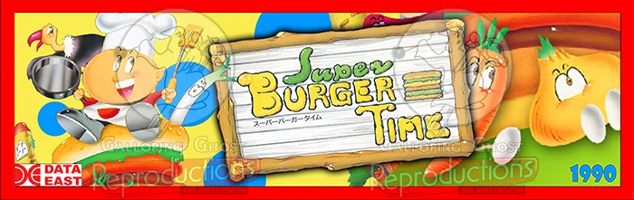 Super Burger Time Marquee