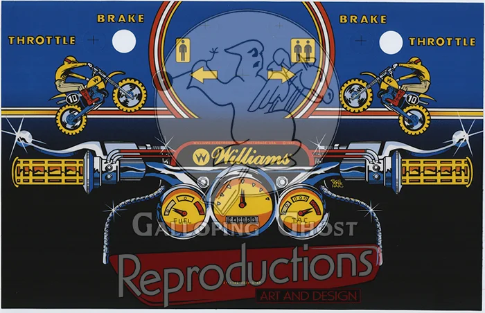 MotoRace USA Control Panel Overlay