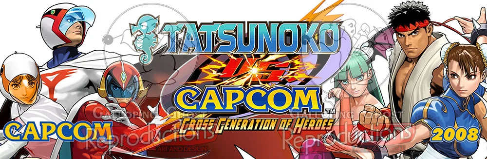 Tatsunoko vs Capcom Custom Marquee