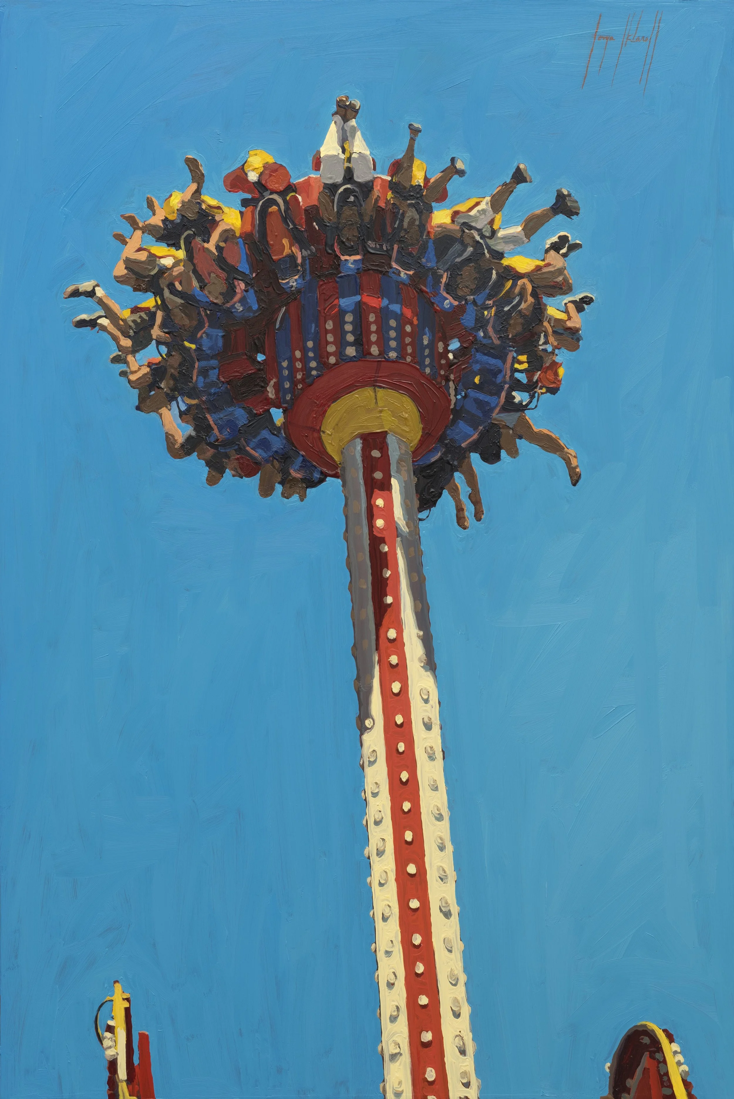 Luna 360, oil on panel, 30x24