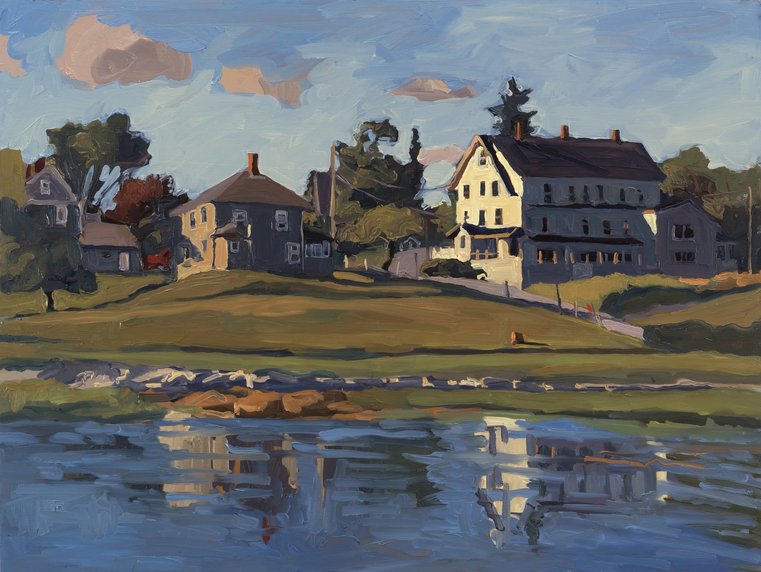 Clark Island, oil on panel, 18x24