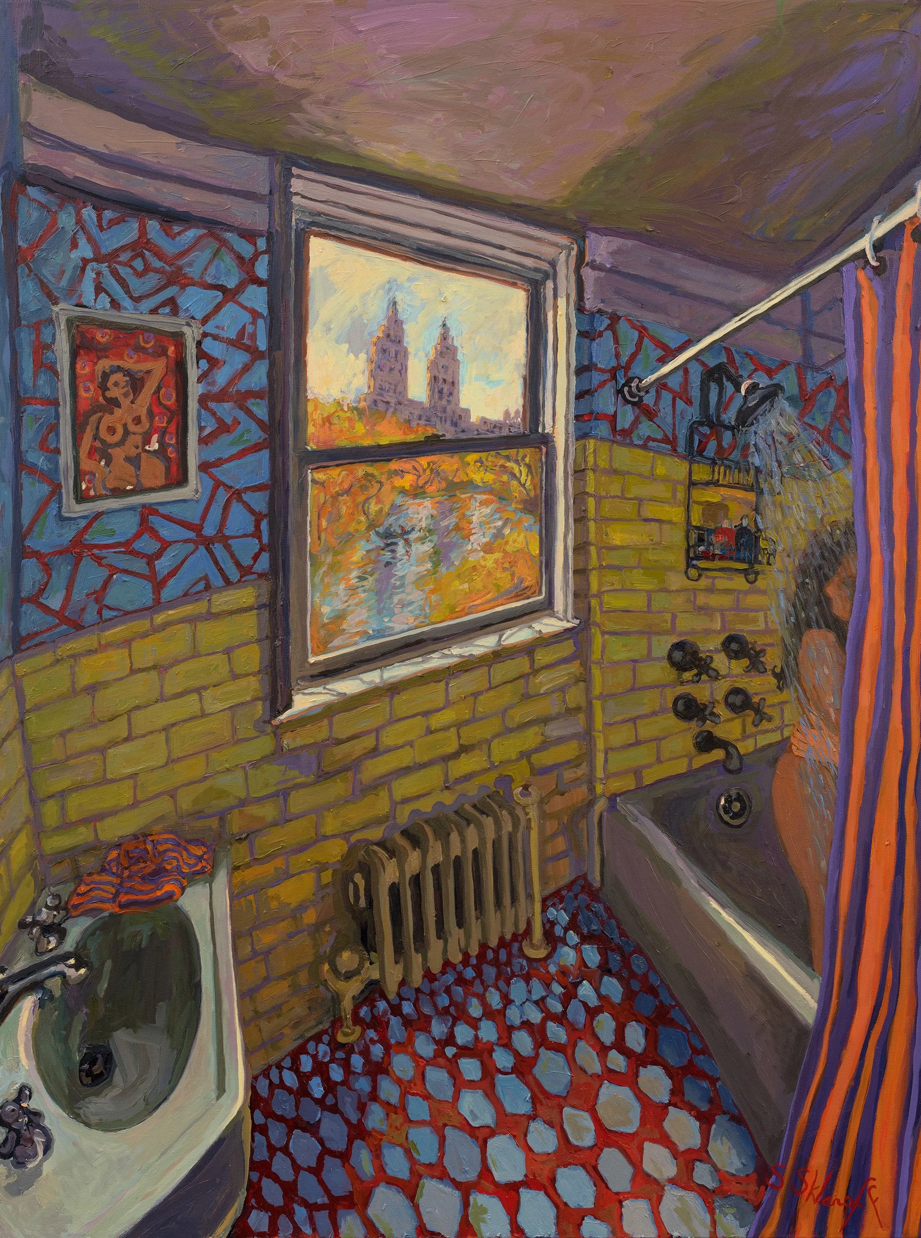 East Side Romance , 48x36, oil on canvas