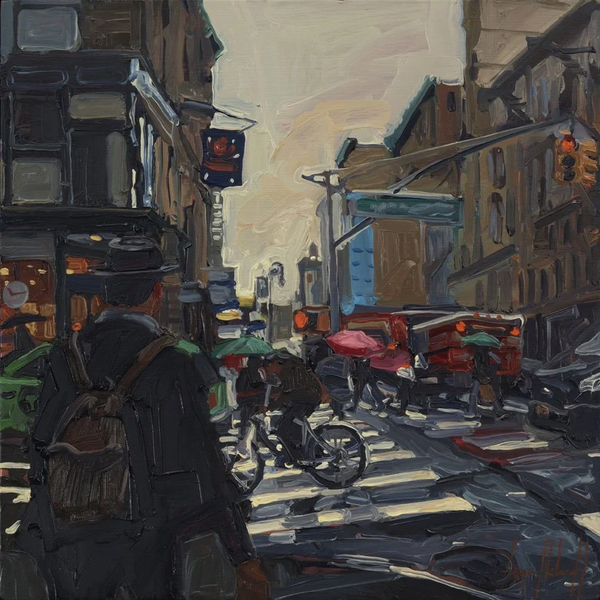 oil on panel, 14×14