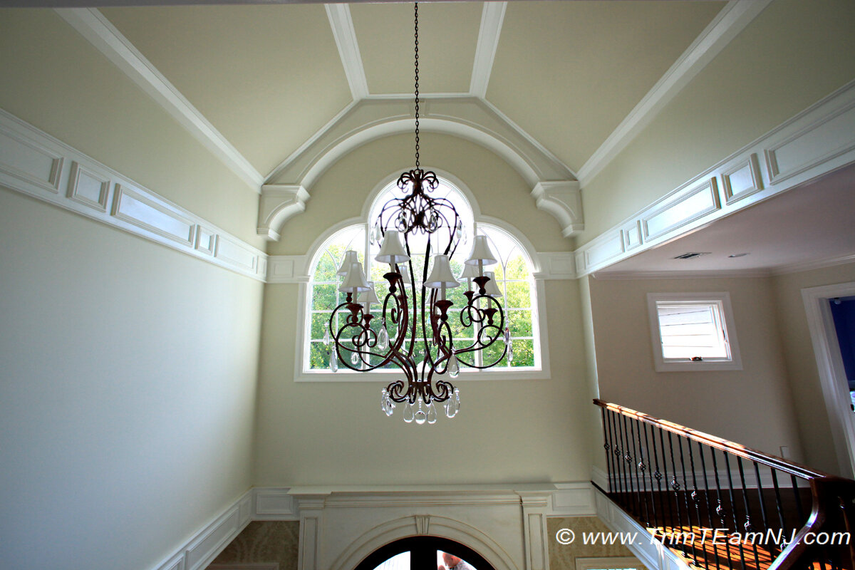 080  Foyer. Cathedral ceiling trim and decorative strip. Scotch Plains, NJ 07076..jpg