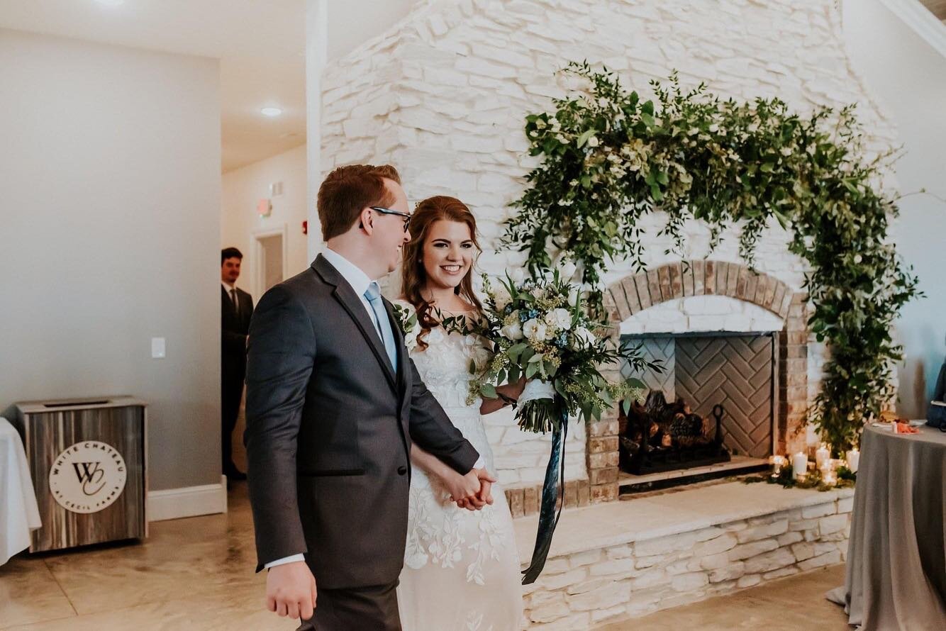 Happy 4th Anniversary Megan and Skylar!  It&rsquo;s so much fun to take a look back at the last several years here!  We hope all of our past couples will join us for our 5th Anniversary celebration on Sunday April 28th! 
@katieann.flowers