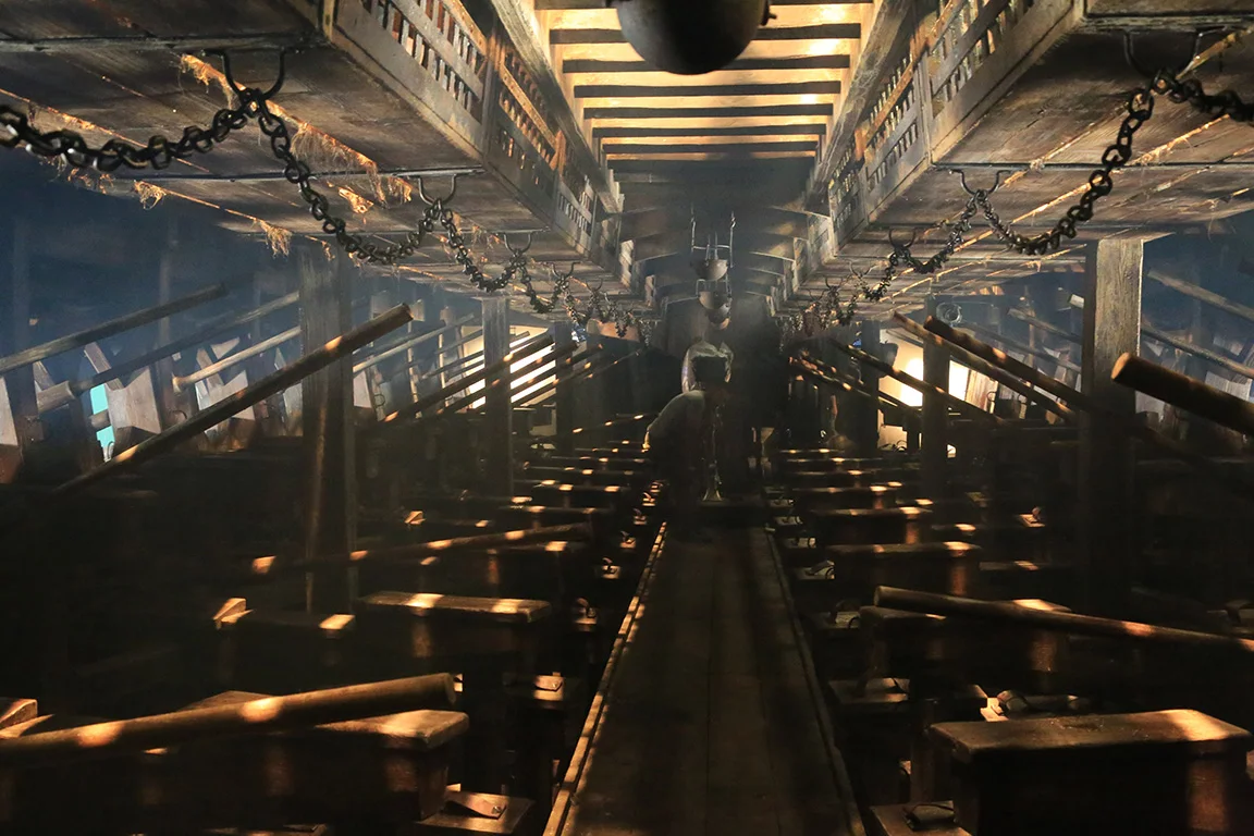  BEN HUR 2016- INT. SLAVES GALLEY SET- CINECITTA STAGES, ROME- SUPERVISING ART DIRECTOR 