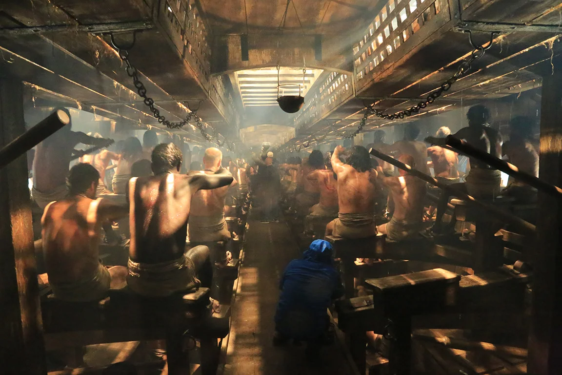  BEN HUR 2016- INT. SLAVES GALLEY SET- CINECITTA STAGES, ROME- SUPERVISING ART DIRECTOR 