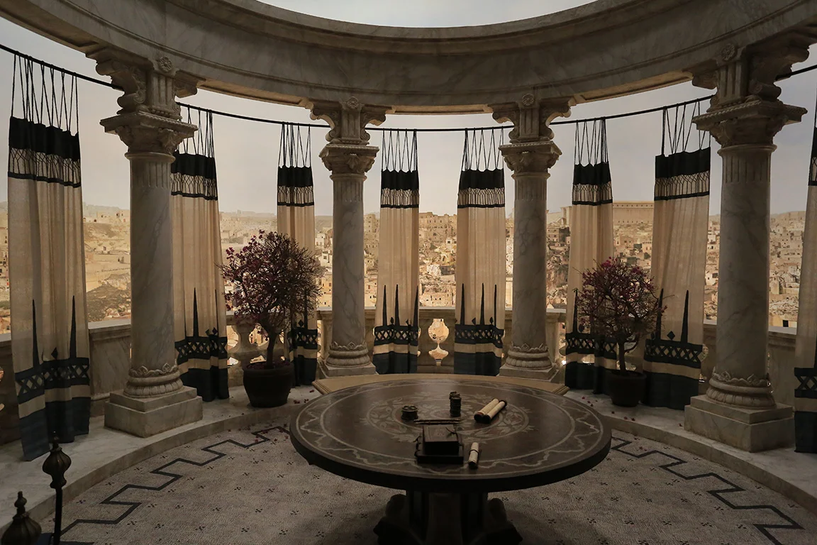  BEN HUR 2016- INT. HUR'S PALACE SET- CINECITTA STAGES ROME  SUPERVISING ART DIRECTOR 