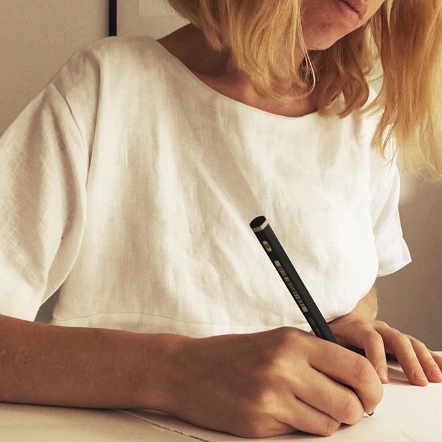 Hi
This is me
Drawing because I don&rsquo;t take enough photos with me in it
Bare faced and messy hair

Drawing because I love every new stage you get to
And I don&rsquo;t want to forget them
I&rsquo;m scared about the times that&rsquo;ll be coming t