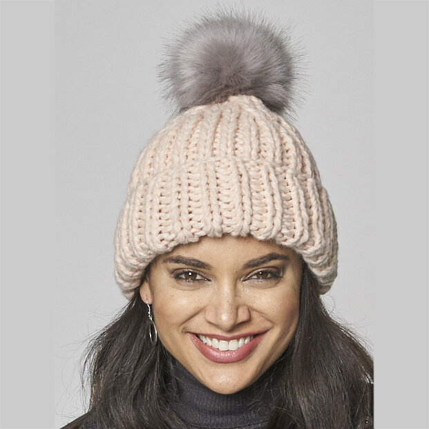 Parkhurst Chunky Fur Pom Hat